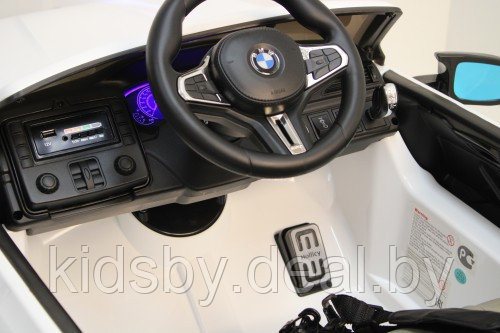 Детский электромобиль RiverToys BMW M5 A555MP (белый) Лицензия - фото 5 - id-p170242668