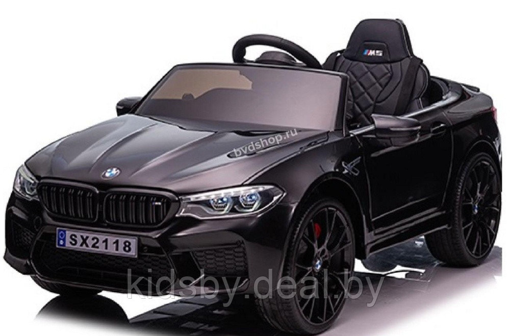 Детский электромобиль RiverToys BMW M5 A555MP (черный) Лицензия - фото 2 - id-p170242670