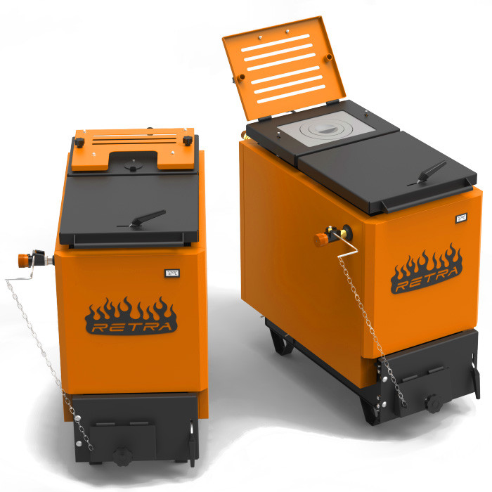 Твердотопливный котел Retra 6M Orange 11 кВт - фото 4 - id-p170242336