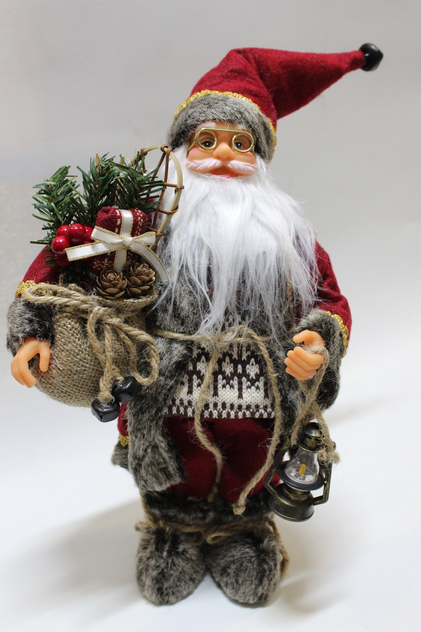Дед Мороз / Санта Клаус фигурка под елку, арт. 121232 (30 см высота), фото 1