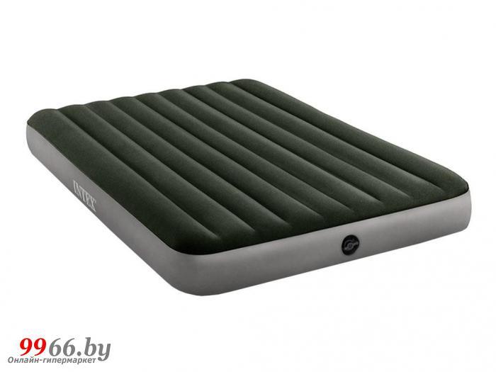 Надувной двуспальный велюровый матрас Intex Prestige Downy Bed 64109 для сна отдыха кемпинга палатки - фото 1 - id-p169917740