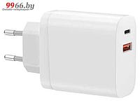 Зарядное устройство Wiwu Comet Type-C - USB-A Power Adapter 30W PQ303E White 17888