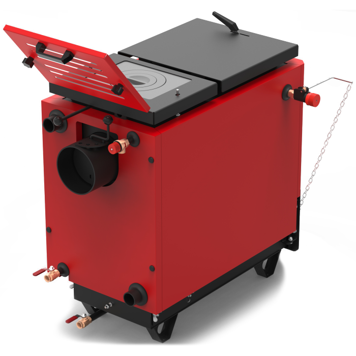 Твердотопливный котел Retra 6M Red 11 кВт - фото 4 - id-p170255366