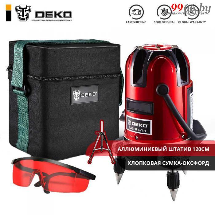 Уровень лазерный нивелир DEKO LL57 SET 2 построитель плоскостей