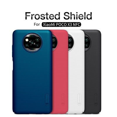 Пластиковый чехол Nillkin Super Frosted Shield Черный для Xiaomi Poco X3/ Poco X3 Pro - фото 5 - id-p170255760