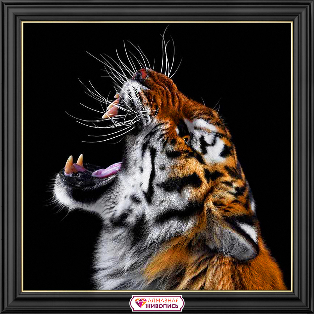 Картина стразами "Тигриный рык" - фото 1 - id-p170267909