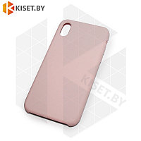 Бампер KST Silicone Case для iPhone Xr розовый песок без логотипа