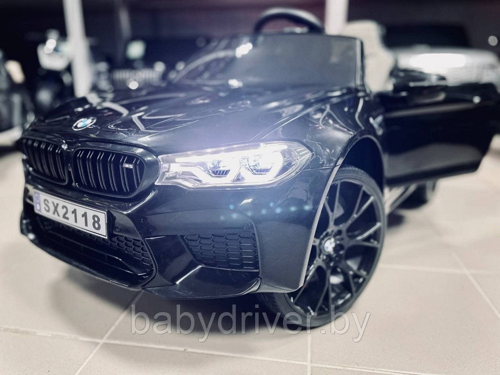 Детский электромобиль RiverToys BMW M5 A555MP (черный) Лицензия - фото 1 - id-p170242670