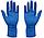Перчатки латексные одноразовые Flexy Gloves A.D.M размер S, 25 пар (50 шт.), синие, фото 2