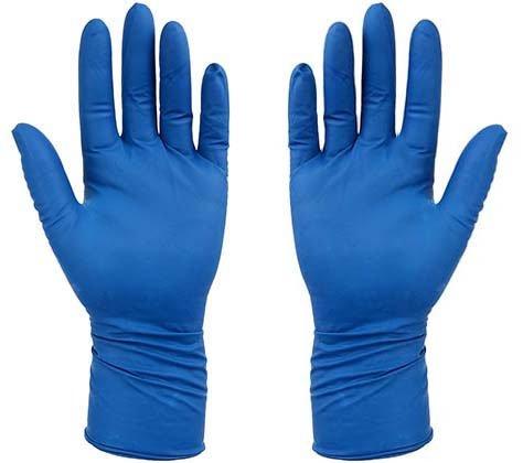 Перчатки латексные одноразовые Flexy Gloves A.D.M размер S, 25 пар (50 шт.), синие - фото 2 - id-p170270575