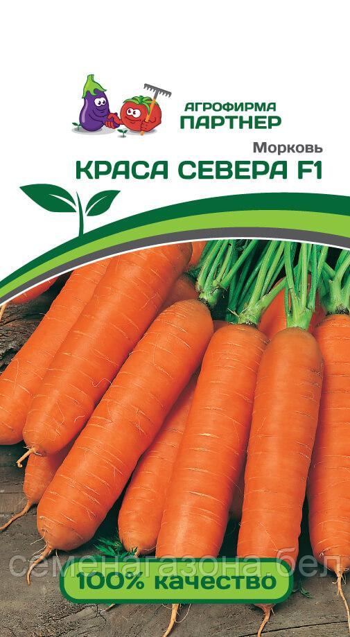 Морковь КРАСА СЕВЕРА F1 (0,5 г)