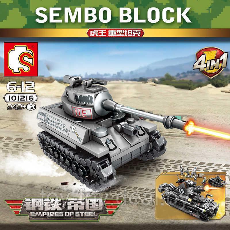 Детский конструктор Sembo Block 101216, Танк Королевский Тигр II аналог лего lego - фото 1 - id-p170280935