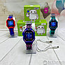 Детские умные часы Smart Baby Watch  Q19 Красные с синим ремешком, фото 6
