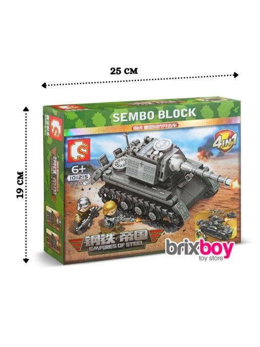 Детский конструктор Sembo Block 101215,Танк САУ Ягдтигр аналог лего lego - фото 5 - id-p170283363