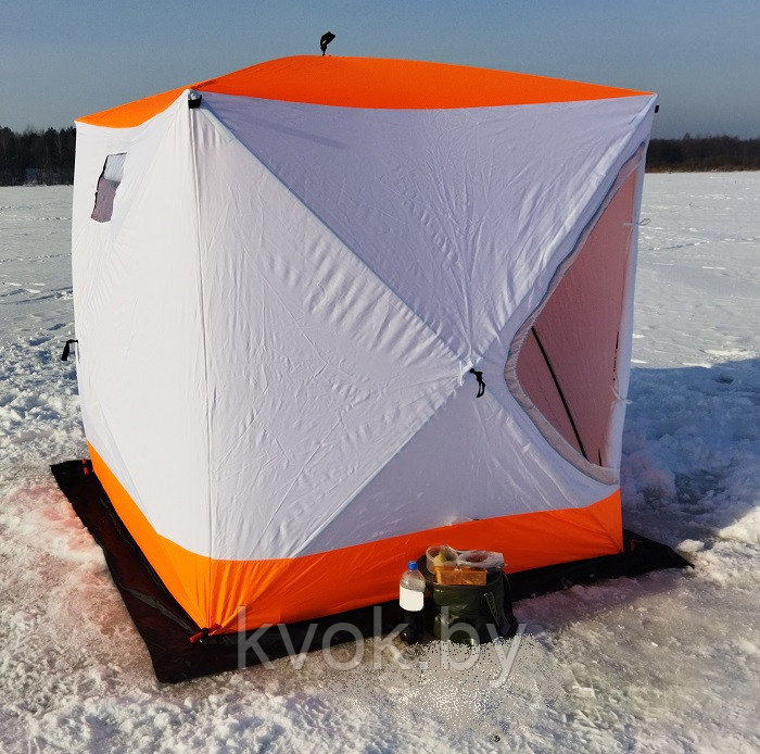 Зимняя палатка FISH2FISH Куб 1.8х1.8х1.95 трехслойная - фото 8 - id-p170302766