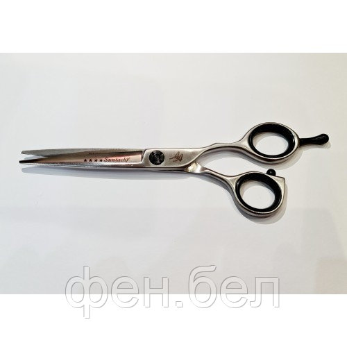 Ножницы парикмахерские Suntachi Black Stars Line 4 класс size 6.0" прямые - фото 3 - id-p170302177