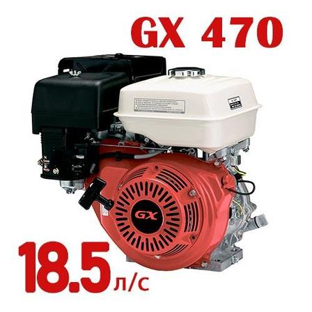 Двигатель GX470 (вал 25 мм под шпонку) 18,5 л.с., фото 2