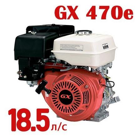 Двигатель GX470Е (вал 25 мм под шпонку с электростартом) 18,5 л.с., фото 2