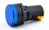 Светосигнальная арматура SK 230VAC, 22мм, IP65, синяя