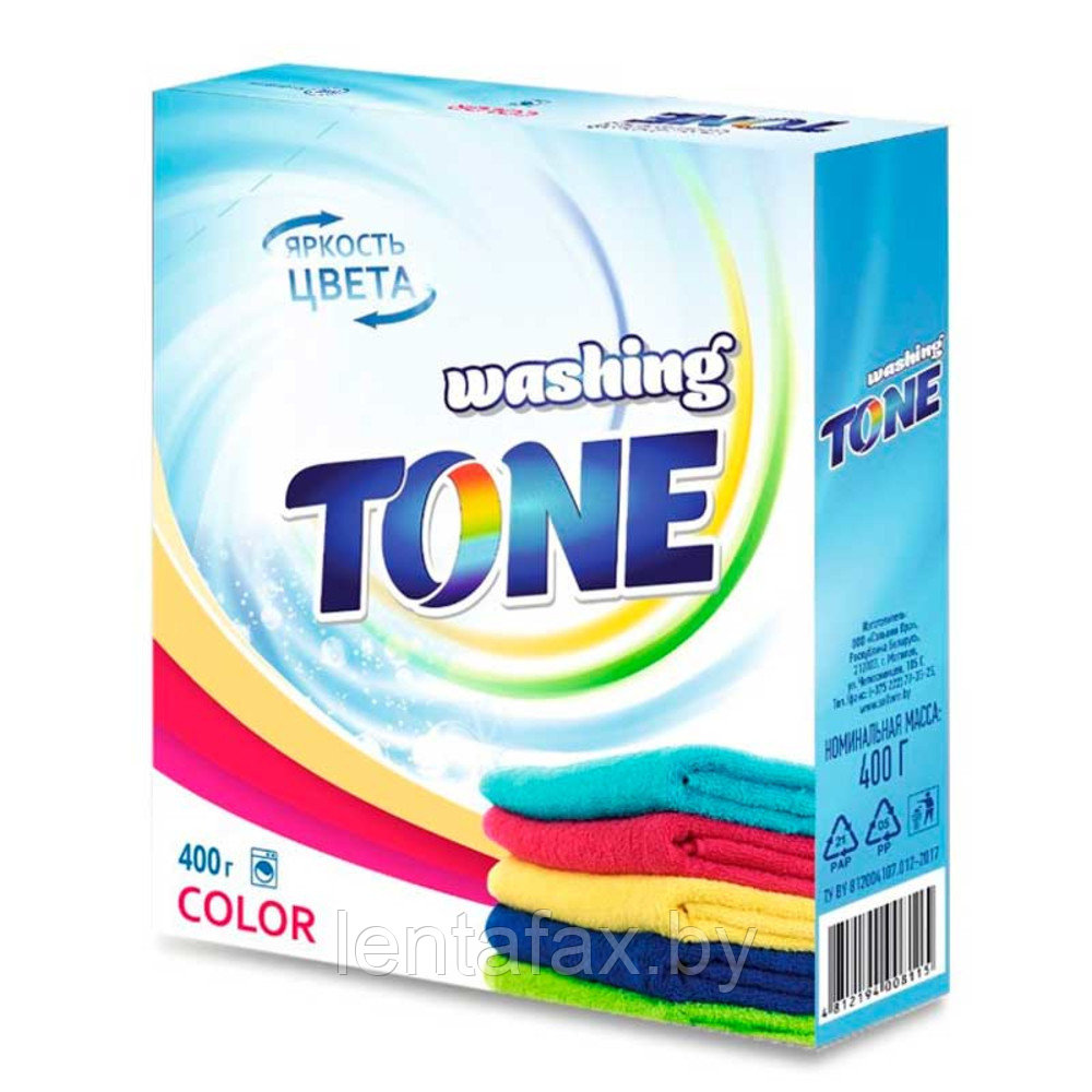 Порошок стиральный "Washing Tone Колор" 400 гр