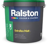 Глубокоматовая, антиаллергенная, высокоукрывистая краска Ralston ExtraTex Matt 2 BW, 10 л, Голландия