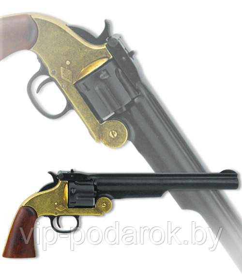 Револьвер Smith&Wesson 1869 г, темный - фото 1 - id-p19011514