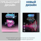 Презервативы Durex Intense Orgasmic с ребристой и точечной структурой 3 шт, фото 3