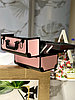 Бьюти-кейс для косметики «BuImer»  кейс для мастеров, черно- розовый, фото 2