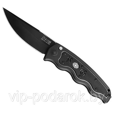 Нож SOG ST-02 SOG-TAC Automatic Black TiNi - фото 1 - id-p19011713