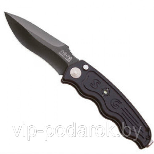 Нож SOG ST-06 SOG-TAC Tactical Drop Point Black TiNi