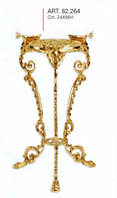 Бронзовый декоративный столик золотой