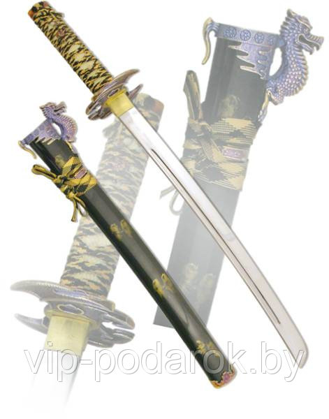 Японский меч вакидзаси «Медный дракон» - фото 1 - id-p19012010