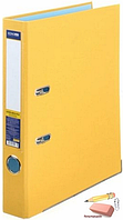 Папка-регистратор Economix Eco, 70 мм., PVC, желтая, фото 1