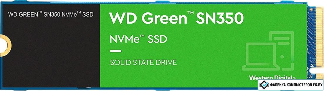 SSD WD Green SN350 480GB WDS480G2G0C - фото 1 - id-p170329432