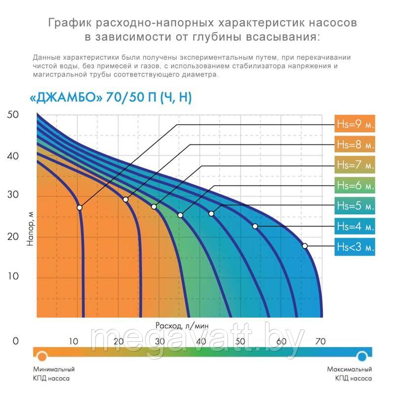 Насосная станция ДЖИЛЕКС ДЖАМБО 70/50 П-24 - фото 3 - id-p170333389