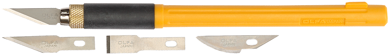 Нож OLFA AK-4 перовой (Скальпель) с профильными лезвиями, 8 мм - фото 2 - id-p170336719