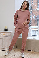8РУ600-51134 Костюм для беременных и кормящих тёмно-розовый, фото 1