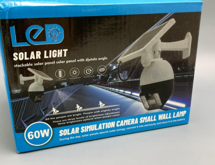Уличная камера муляж светильник с датчиком движения Solar Simulation Small Wall Lamp 60W - фото 5 - id-p170339341