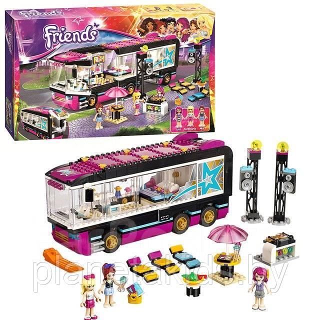 Конструктор Bela Friends "Автобус поп-звезды", арт.10407, 684 дет., аналог Lego Friends