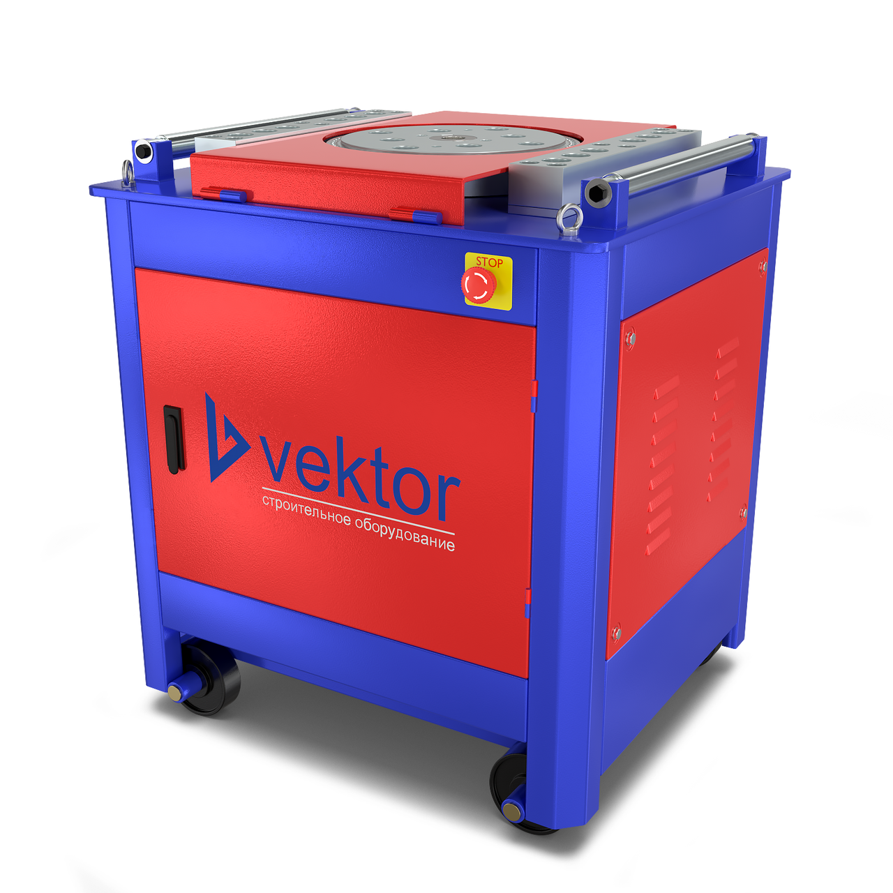 Станок для гибки арматуры Vektor GW-42SA с доводчиком - фото 2 - id-p170341408