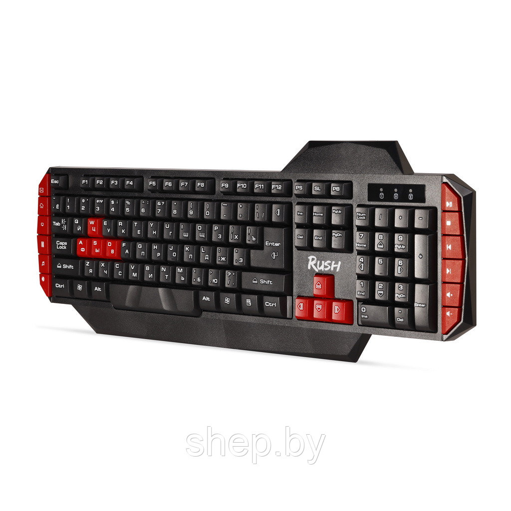 Клавиатура игровая мультимедийная Smartbuy RUSH Raven 200 USB черная (SBK-200GU-K)/ - фото 2 - id-p170342578