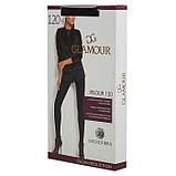 Колготки женские GLAMOUR Velour 120 цвет чёрный (nero), р-р 3, фото 3