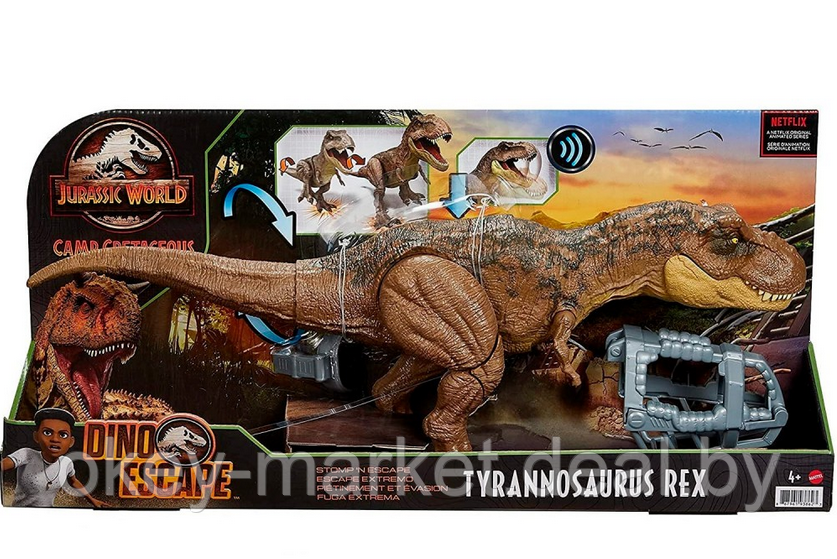 Фигурка Mattel Jurassic World Атакующий Тирекс, GWD67 - фото 1 - id-p170345277