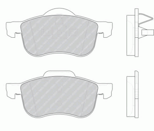 FDB1382 ZIGGER 713 00=573003B !колодки дисковые п.\ Volvo S80 98>/V70/S60 00>/C70 00-02/XC70 2. - фото 1 - id-p170349124