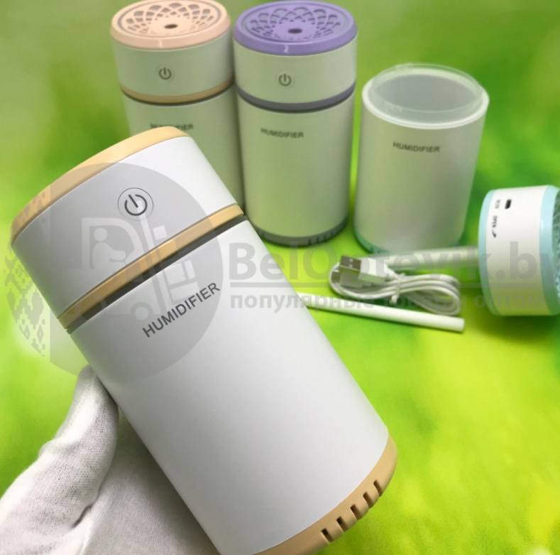 Светодиодный увлажнитель воздуха Pull-Out Humidifier, 200 мл - фото 4 - id-p170350290