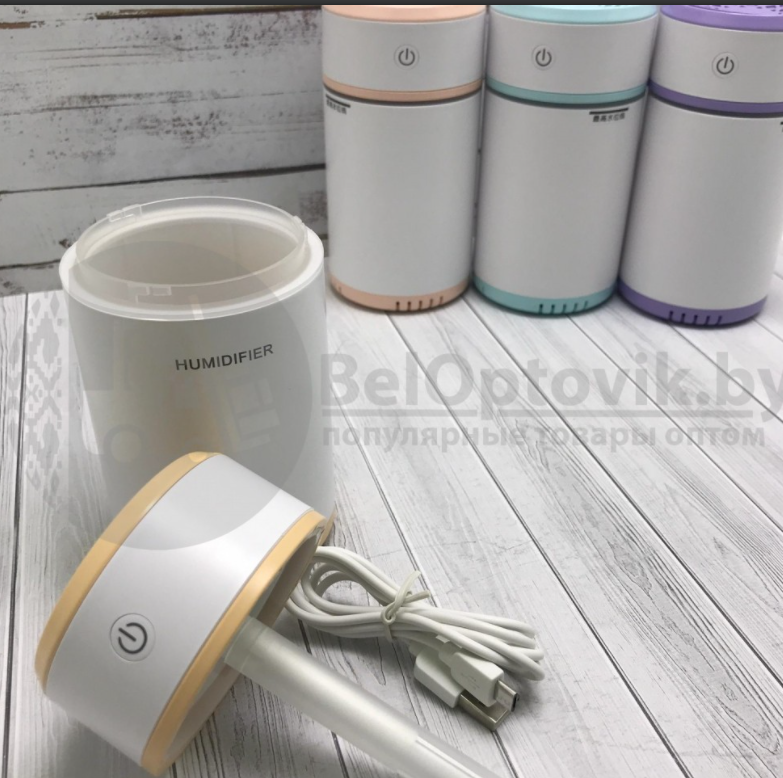 Светодиодный увлажнитель воздуха Pull-Out Humidifier, 200 мл - фото 7 - id-p170350290