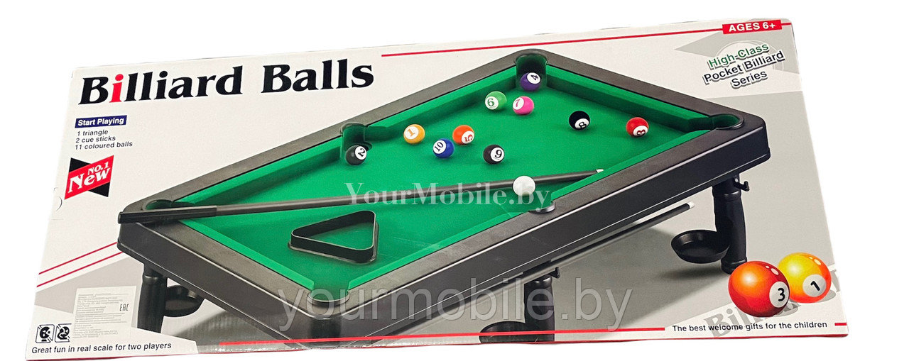 Настольный бильярд billiard balls set (63*34*16 см)