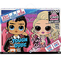 Игровой набор Куклы LOL OMG Movie Magic Tough Dude и Pink Chick 576501
