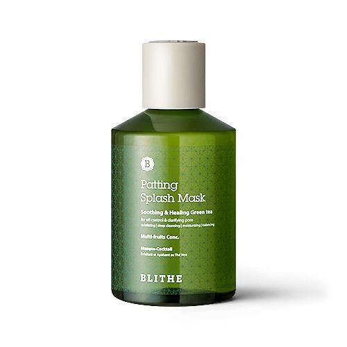150 МЛ / Восстанавливающая сплеш-маска с зеленым чаем BLITHE Patting Splash Mask Soothing Healing Green Tea