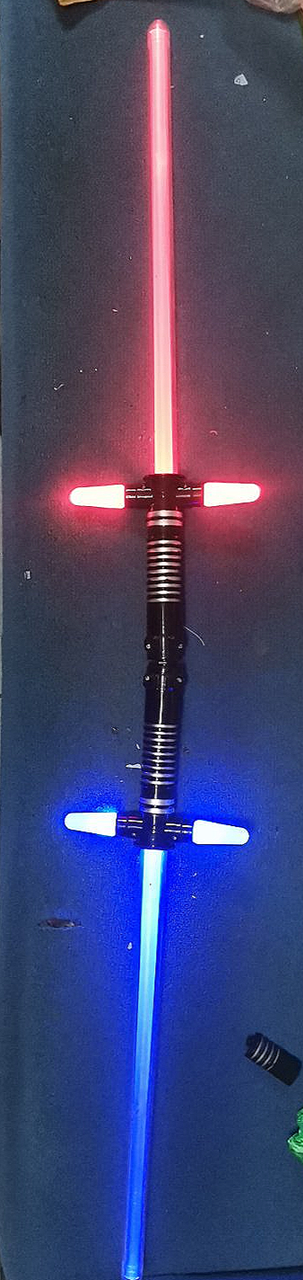 Детский двойной Star Wars световой меч 114 см звездные воины 2 меча - фото 6 - id-p170356690